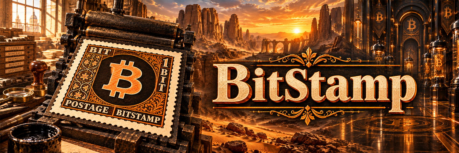 BitStamp commemorative banner from press to desert to vault